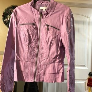 Faux leather  New York and company jacket